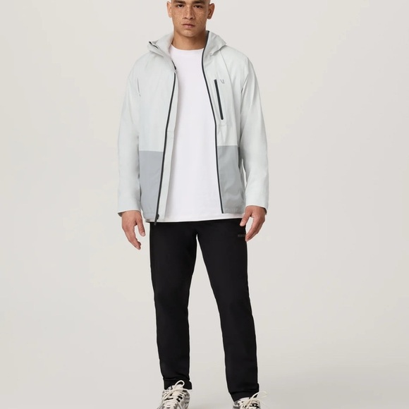 BNWT VUORI Oahu Col: salt/storm Rain Jacket size L $238 - Picture 4 of 16